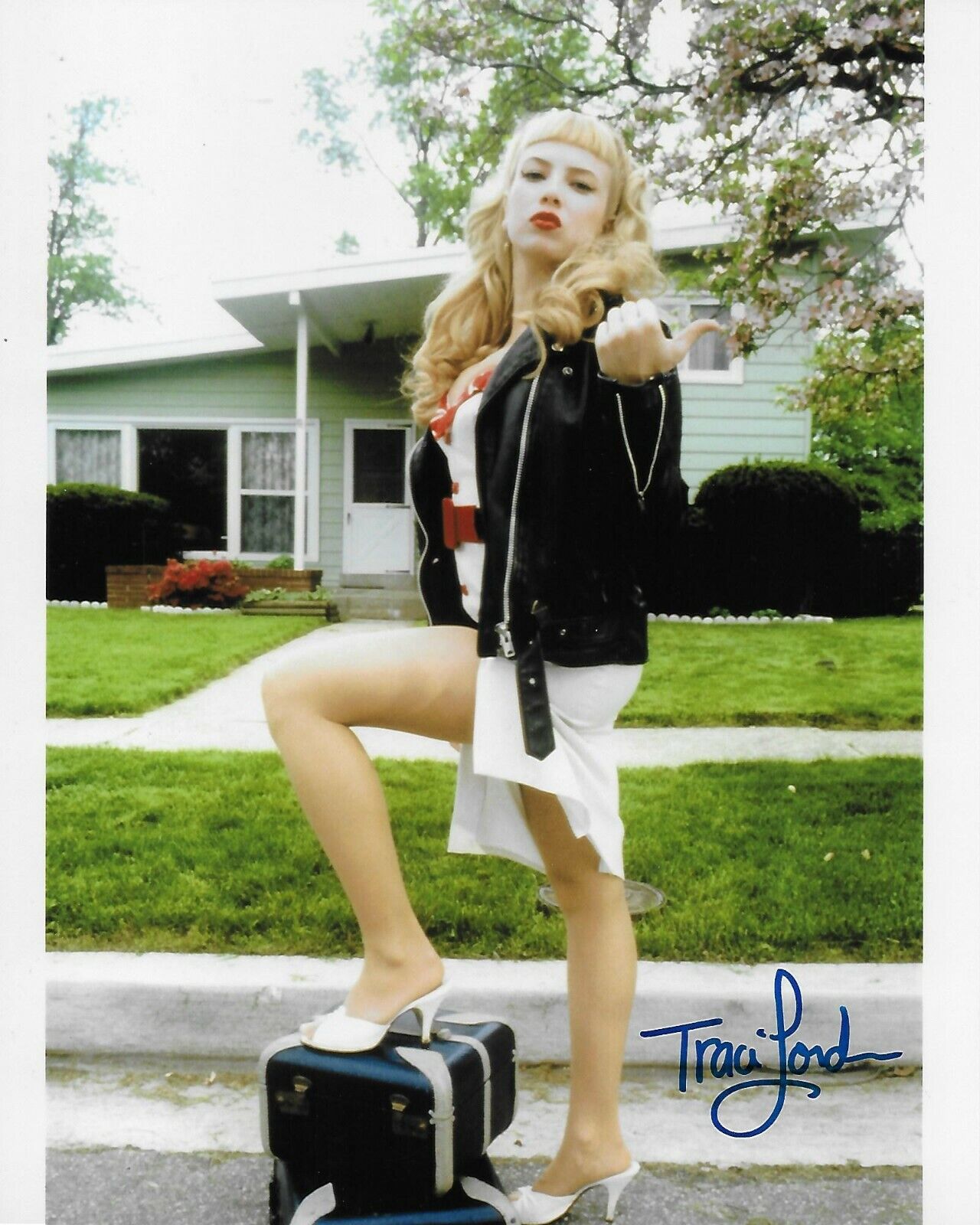 Traci Lords Original In Person Autographed 8X10 Photo Poster painting #37 - Cry Baby