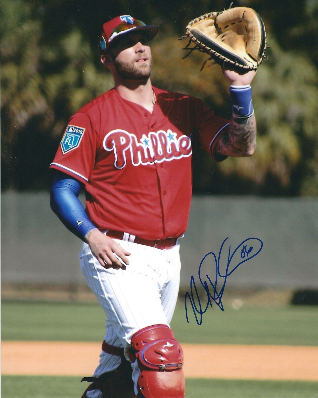 Signed 8x10 NICK RICKLES Philadelphia Phillies Autographed Photo Poster painting - COA