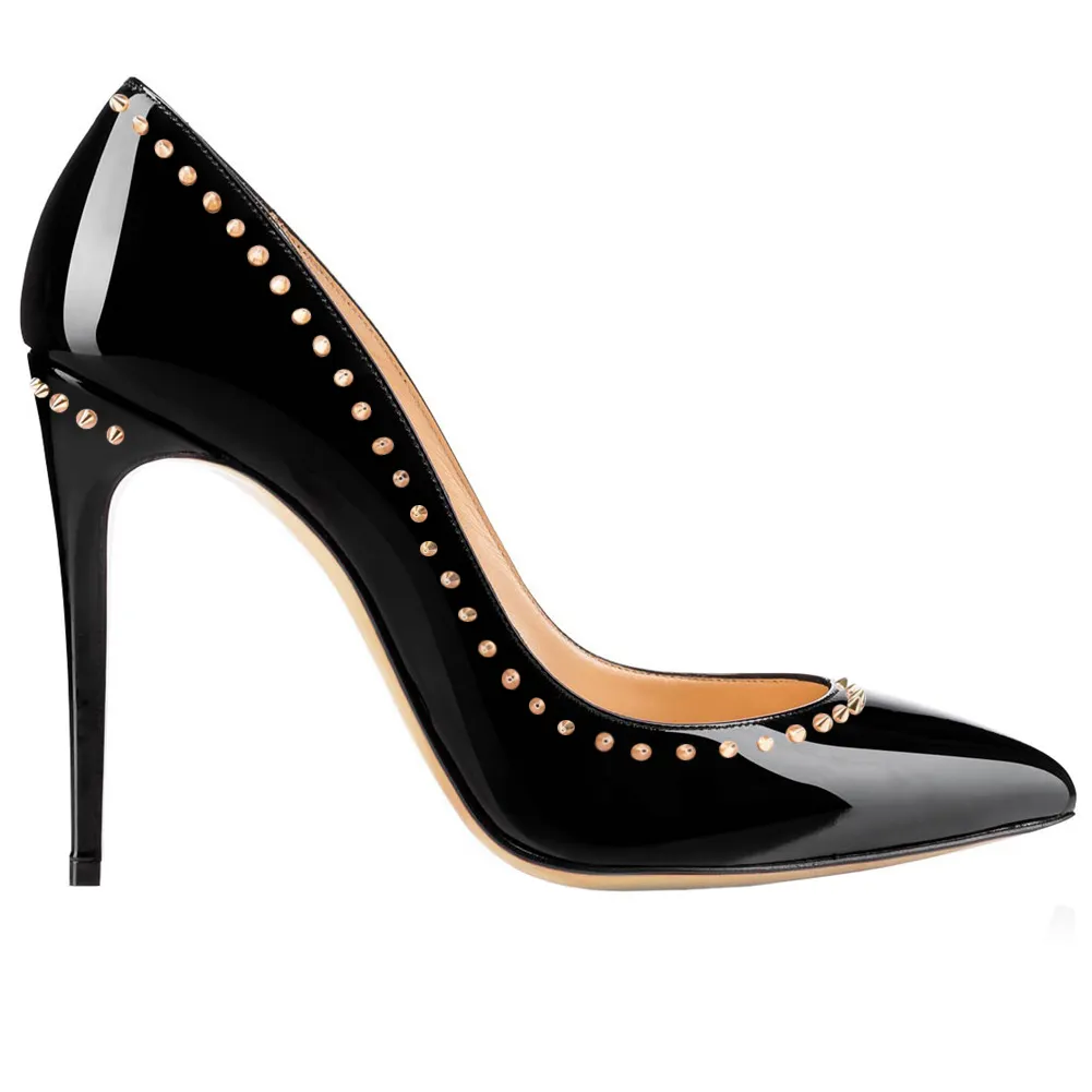3.94'' Women's High Heels Pumps Party Stiletto Patent-vocosishoes