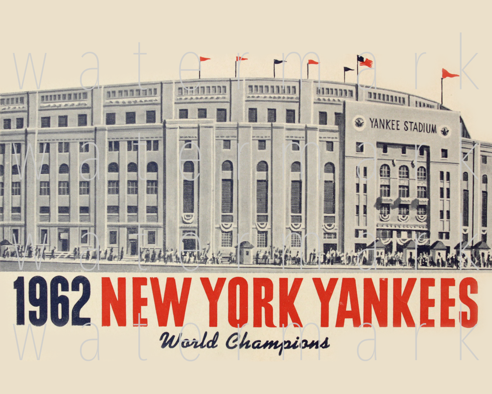 1962 New York Yankees signed 8X10 inch Photo Poster painting poster picture autograph RP