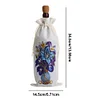DIY Diamond Painting Wine Bags Diamond Art Liquor Bottle Covers Kit(Vase)