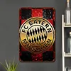 FC Bayern Munich - Panneaux en &eacute;tain m&eacute;tallique(20*30cm/30*40cm)