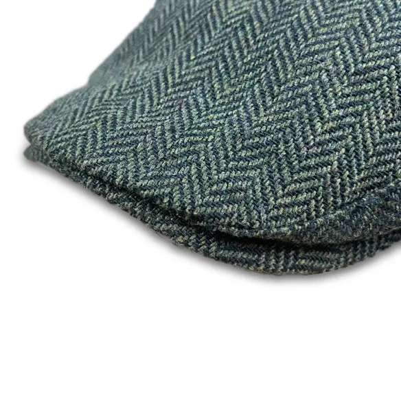 Hatsfashion-The Original 5-Panel   Cap - Dark Olive Green Herringbone