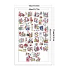 Alphabet-Sewing Beauty-14CT Stamped Cross Stitch 48*77cm/18.9*30.31in(Big Size)