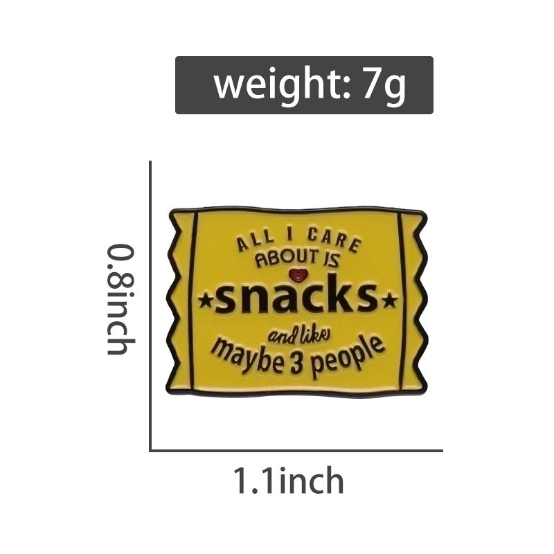 Cartoon Style Minimalist Cartoon Character Letter Alloy Stamping Stoving Varnish Plating Unisex Brooches