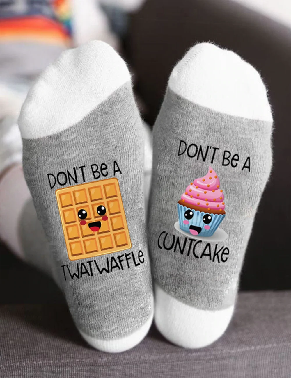Don't Be A Twatwaffle Cuntcake Socks