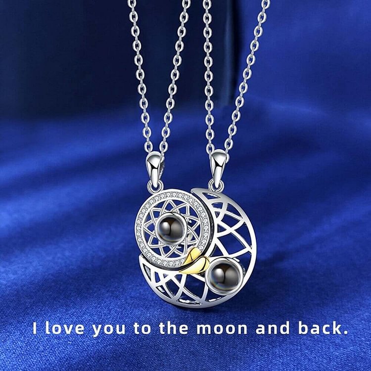 Mayoulove Necklace That Says I Love You 100 Languages-Mayoulove