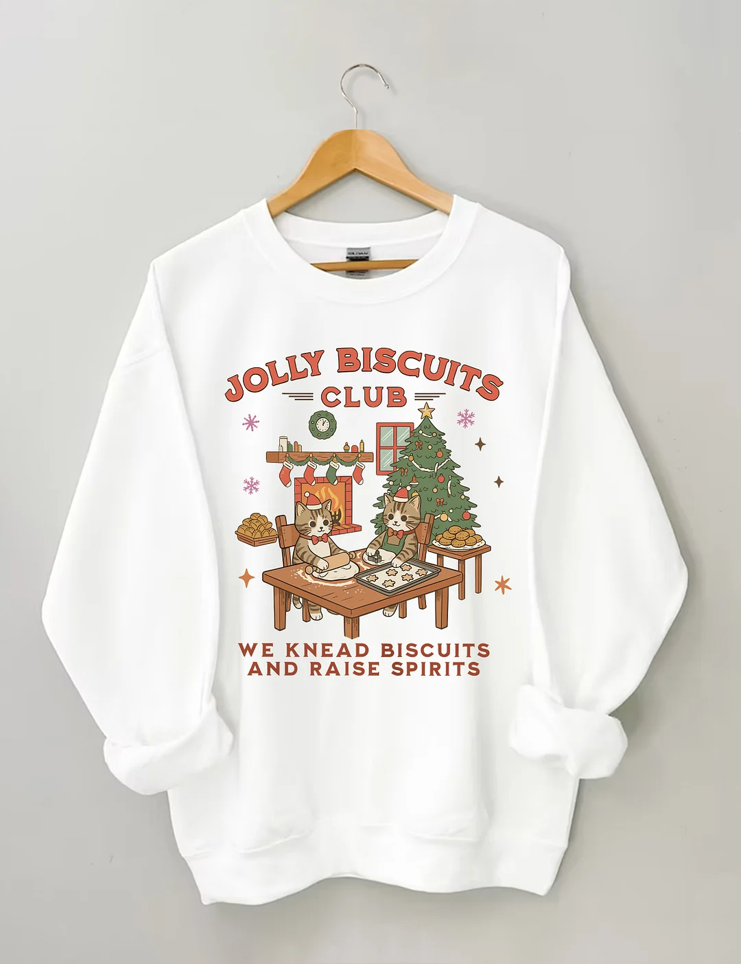 Olly Biscuits Club Cookie Kitchen Christmas Sweatshirt
