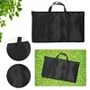 Folding Iron Net Table Storage Bag Cooking Mesh Desk Bag for Backyards BBQ Party