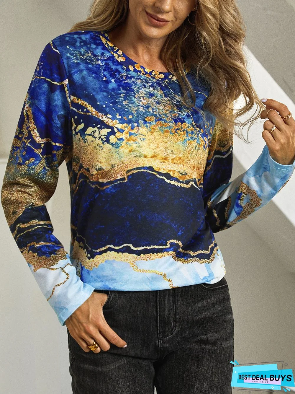 Casual Printed Tunic T-Shirt