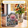 (US Only)Flowers DIY Diamond Painting Napkin Holder Kit Unique Gift for Friends Family