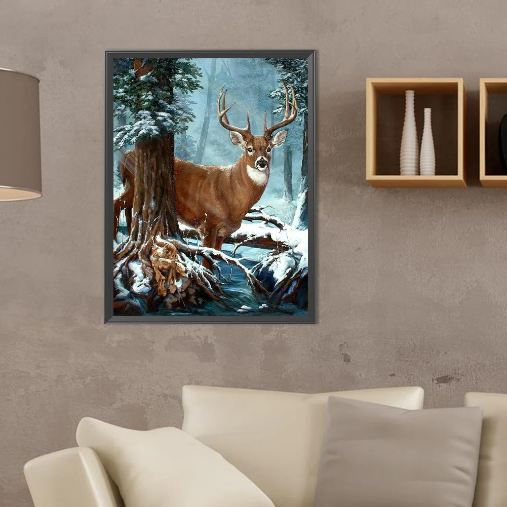 Diamond Painting - Full Round Drill - Elk(Canvas|30*40cm)