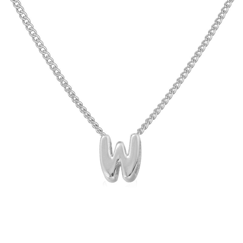 Copper 18K Gold Plated Letter Necklace