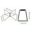 Camping Foldable Metal Stand Stainless Steel Stand for Outdoor Picnic (Green)