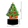 DIY Diamond Painting 7 Color Night Light Lamp Home Decoration Ornament Gift Kit(Christmas Tree)