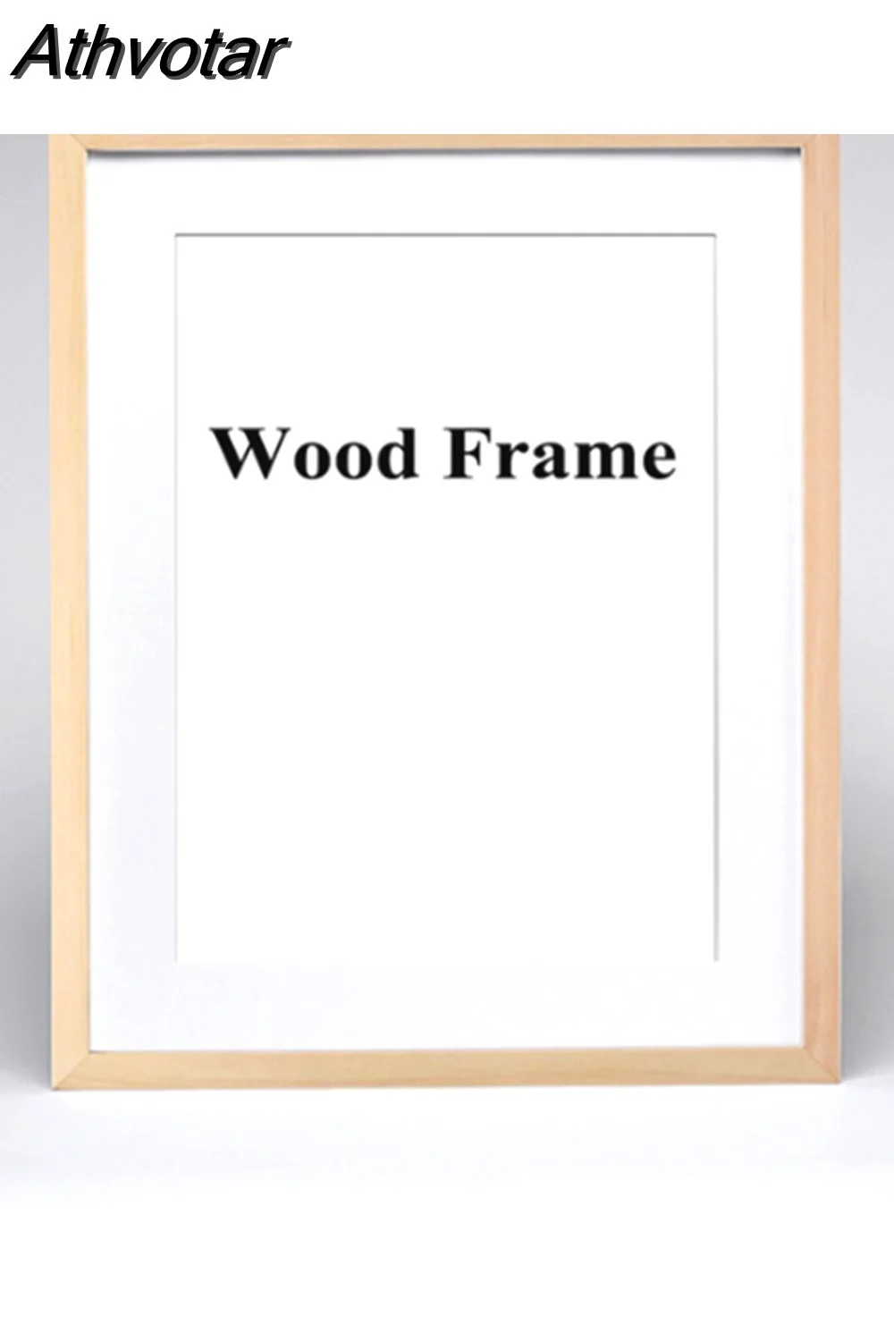 Athvotar Small Wood Picture Frame For Wall 1cm Thickness Classic Combination Photo Frames Wall Photo Frame Poster Frame