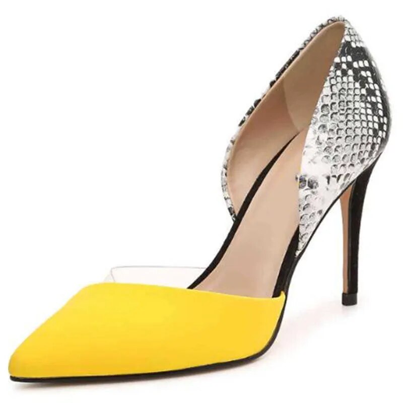 TAAFO Women's High Heels Women's Shoes Pointed Toe PumpsHigh Heels Lady Sandals show