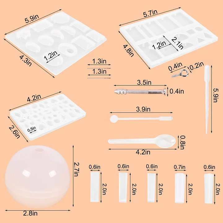 Sparkle & Shine with CrazyMold's 4 Pcs Diamond Tray & Coaster