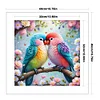 Parrot On The Branch - 11CT Counted Cross Stitch - 40*40cm - Bird