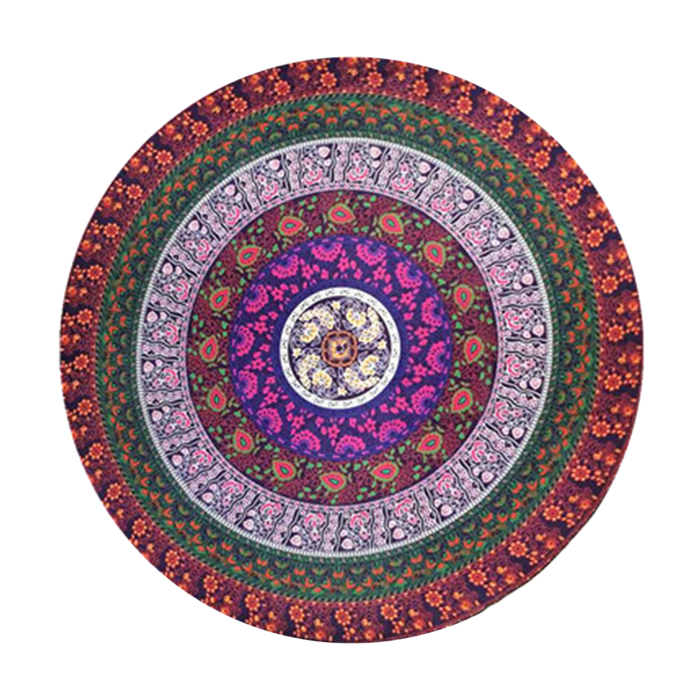 

140 X 140cm Round Mandala Tapestry Wall Hanging Carpet Beach Yoga Mat (2, 501 Original