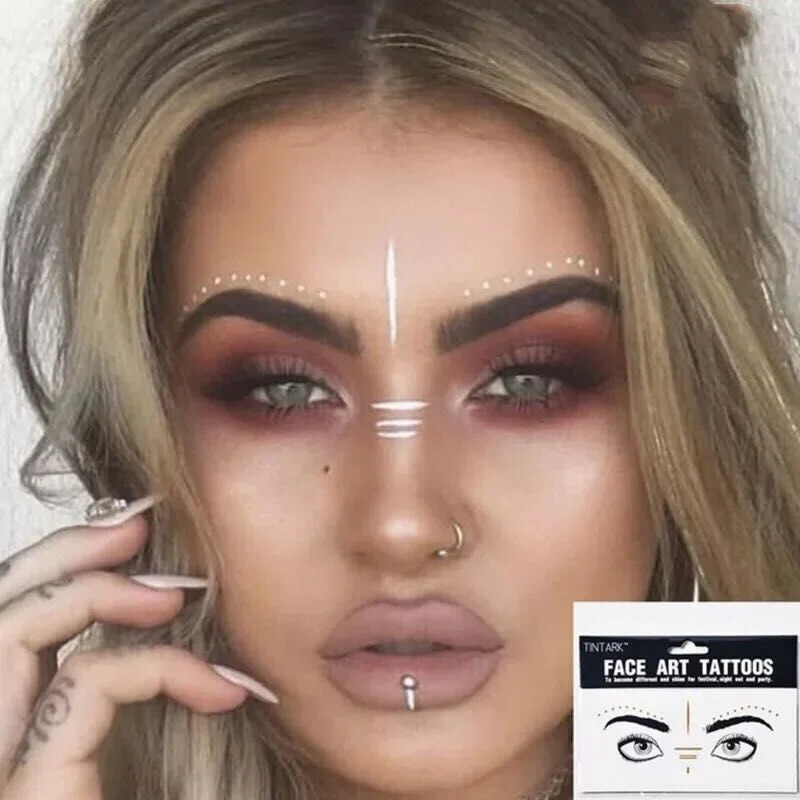 Tattoo Diamond Makeup Eyeliner Eyeshadow Face Sticker Jewel Eyes Makeup Crystal Eyes Sticker