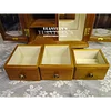 Vintage collection classic hand-made simulation furniture double door cabinet music box jewelry cabinet jewelry box