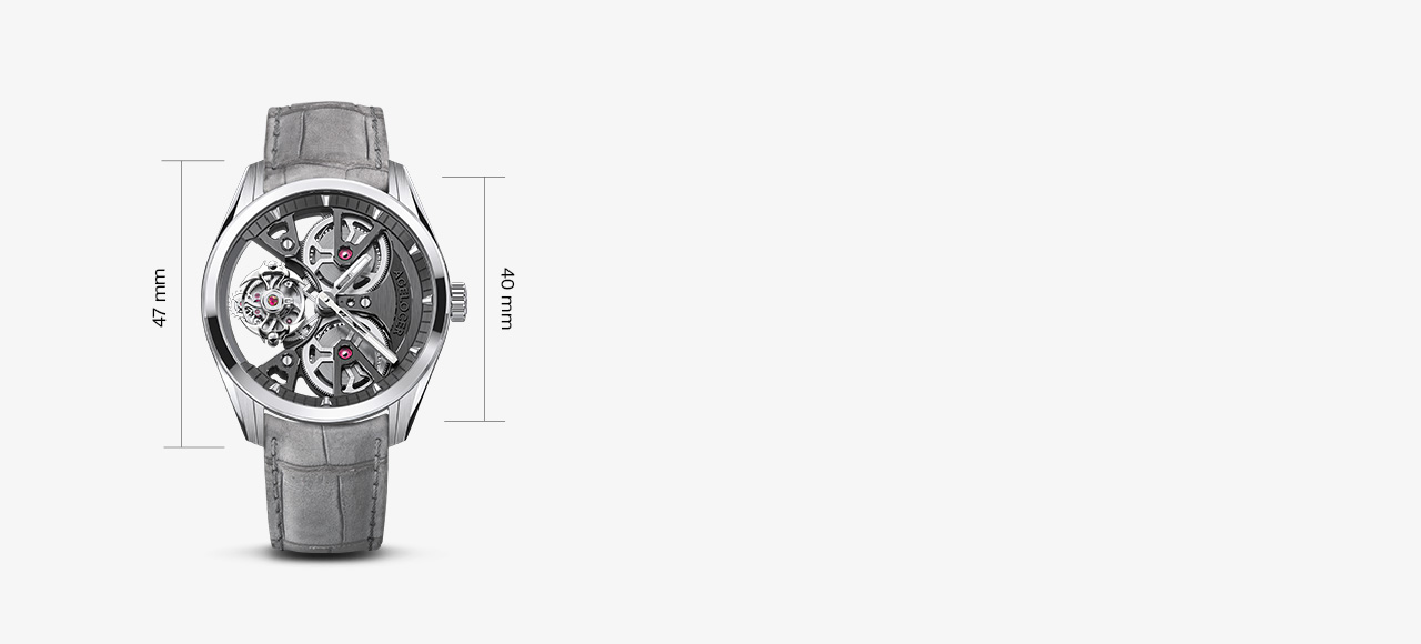 Full transparent sapphire flying tourbillon（PC 4）