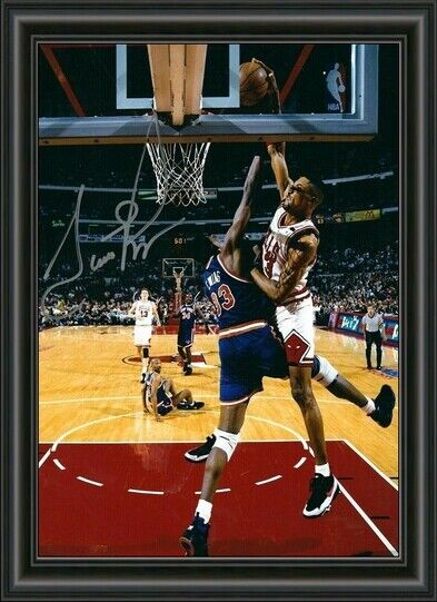 Scottie Pippen Bulls BASKETBALL HOF Signed A4 Photo Poster painting POSTER - HIGH GLOSS PRINT