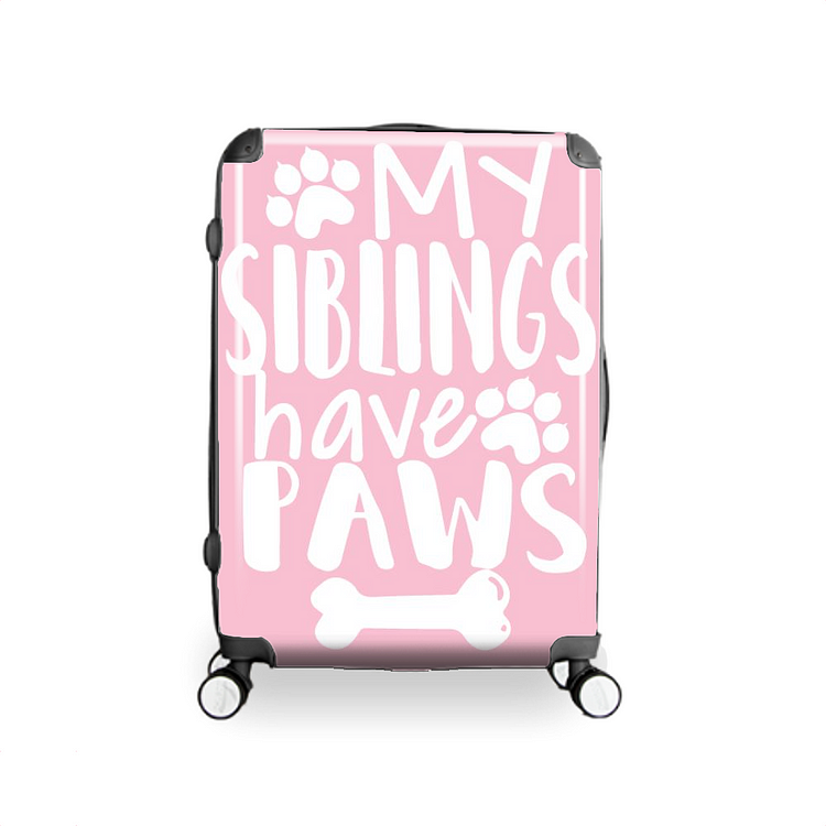 My Siblings Have Paws, Dog Hardside Luggage