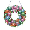DIY Special Shaped Drills Diamond Painting Flower Wreath Kit