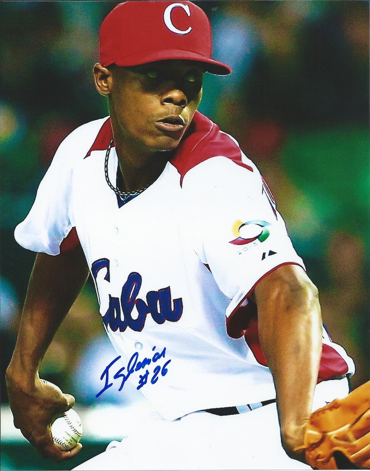 RAISEL IGLESIAS signed autographed CINCINNATI REDS 8x10 Photo Poster painting w/COA