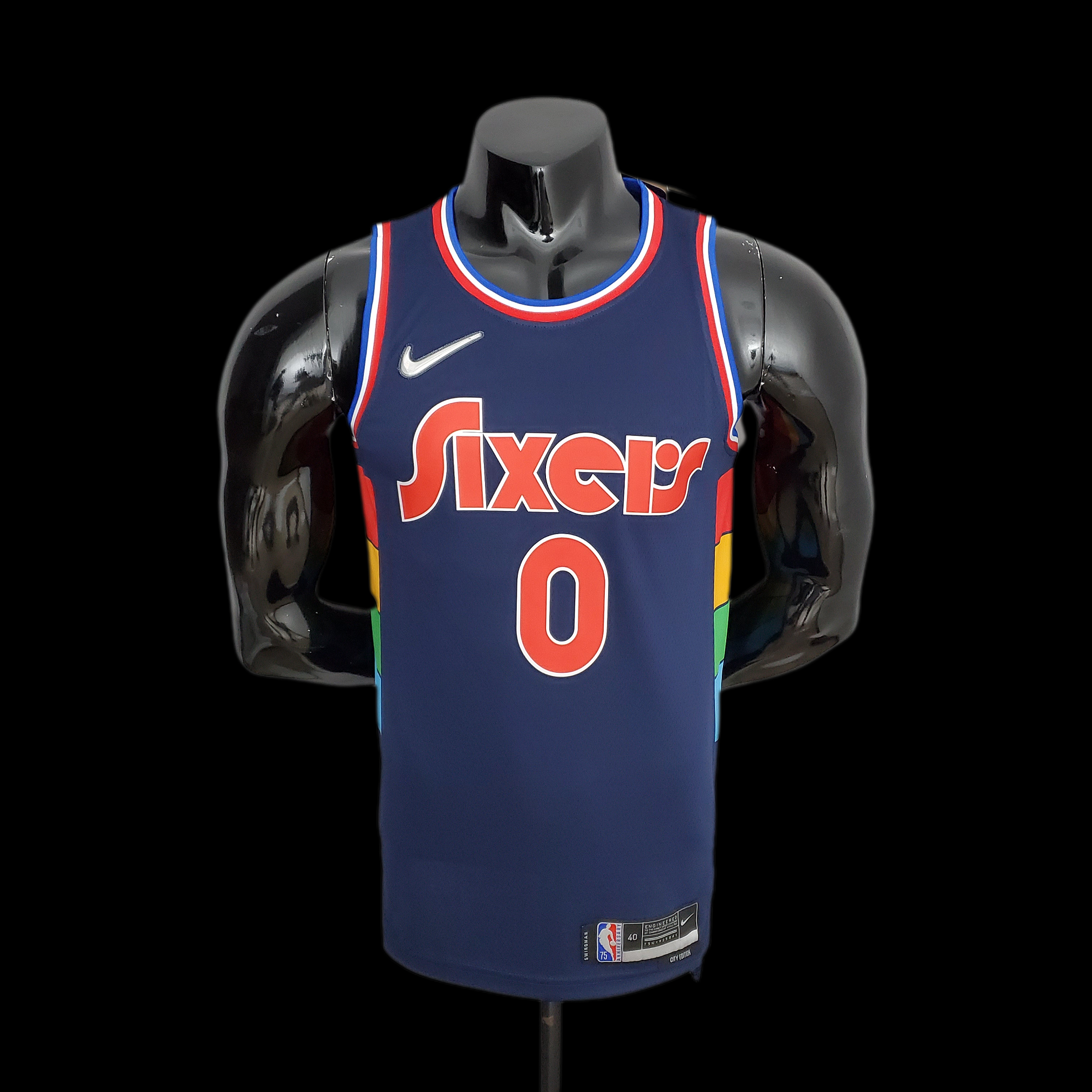 Maillot Philadelphia 76ers 0 MAXEY NBA Basket Maillot De Fou, site maillot de foot pas cher