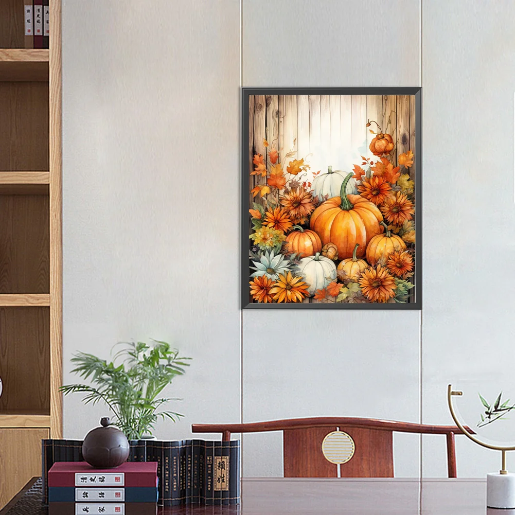 Full Round Diamond Painting 40*50cm - Pumpkin