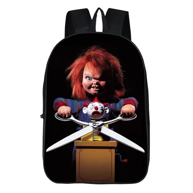 Mayoulove Child's Play Chucky Horror Movie #15 Backpack School Sports Bag-Mayoulove