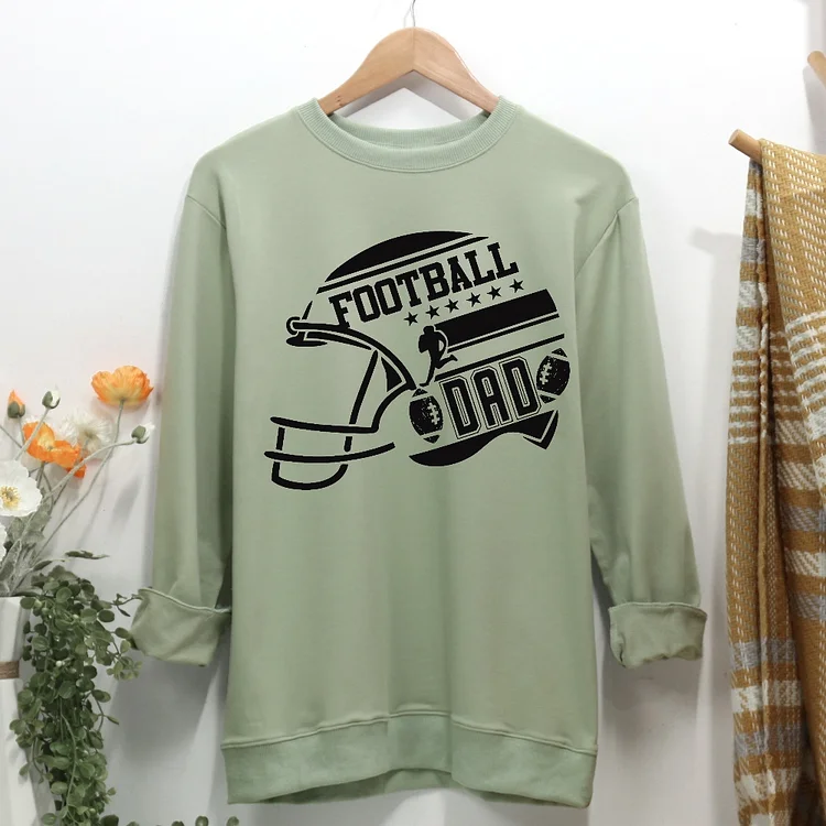 Football  Dad Women Casual Sweatshirt-Annaletters