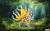 MH Scale Kyubimon & Rika Nonaka - Digimon Statue - BBSD Studio