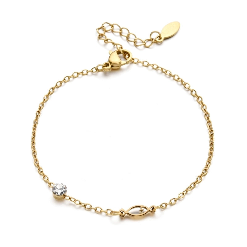 Basic Minimalist Classic Style Letter Hot Air Balloon Heart Shape 304 Stainless Steel Bracelets In Bulk