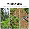 Garden Rake Durable Metal Harrow Garden Hand Rake Tool Heavy Duty Rake Farm Tool