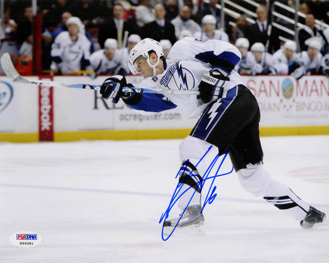 Kurtis Foster SIGNED 8x10 Photo Poster painting Tampa Bay Lightning PSA/DNA AUTOGRAPHED