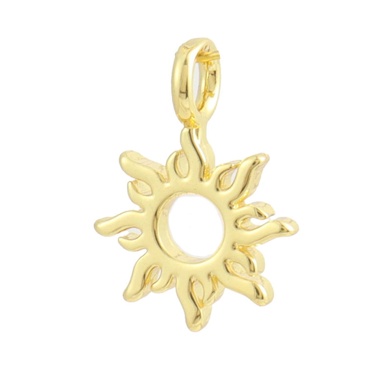 1 Piece 12 * 18mm Copper Zircon Star Heart Shape Eye Pendant Jewelry Accessories