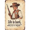 Western Cowboy - Metal Tin Signs(8*12Inch/12*16Inch)