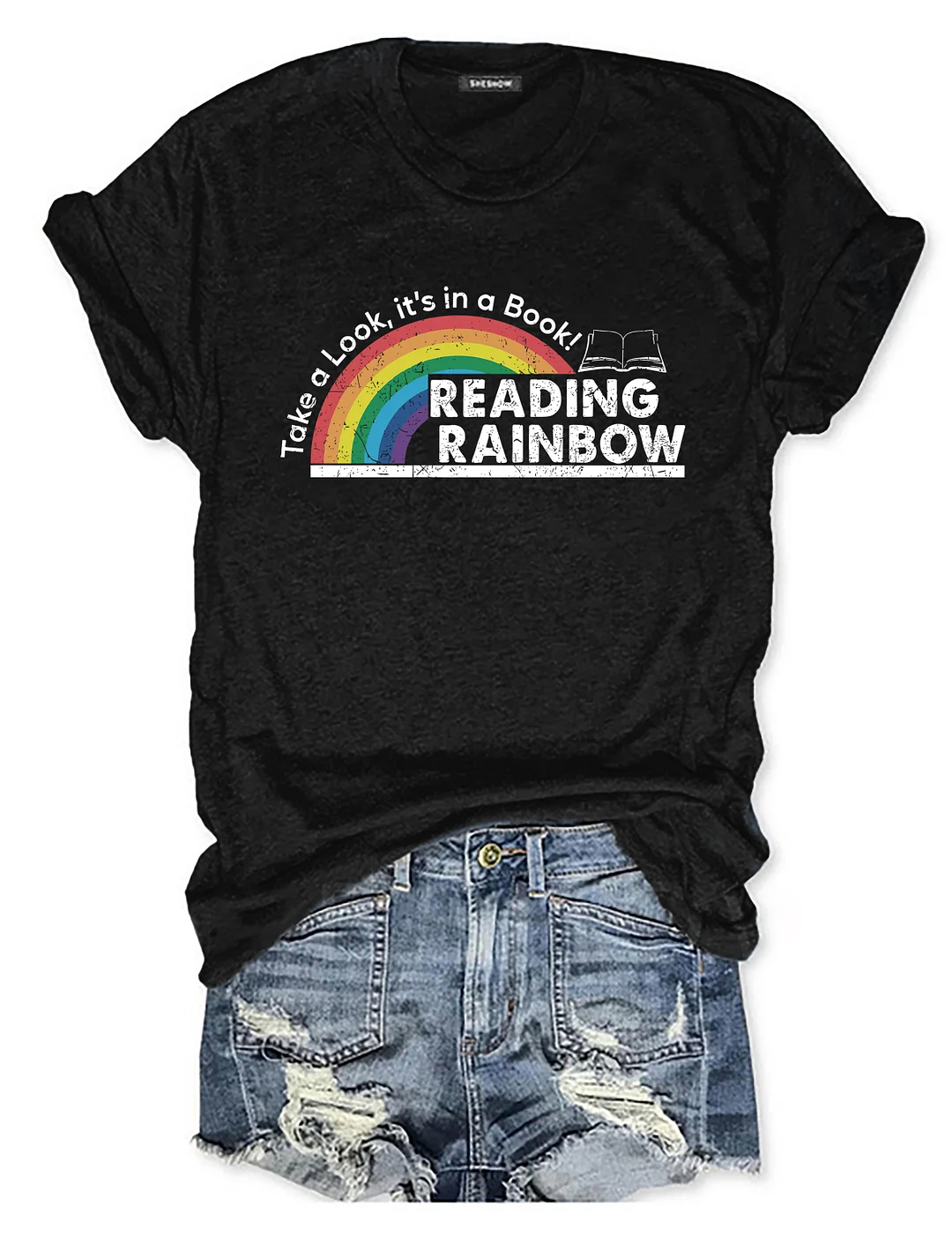 Take A Look It's In A Book Reading Rainbow T-shirt