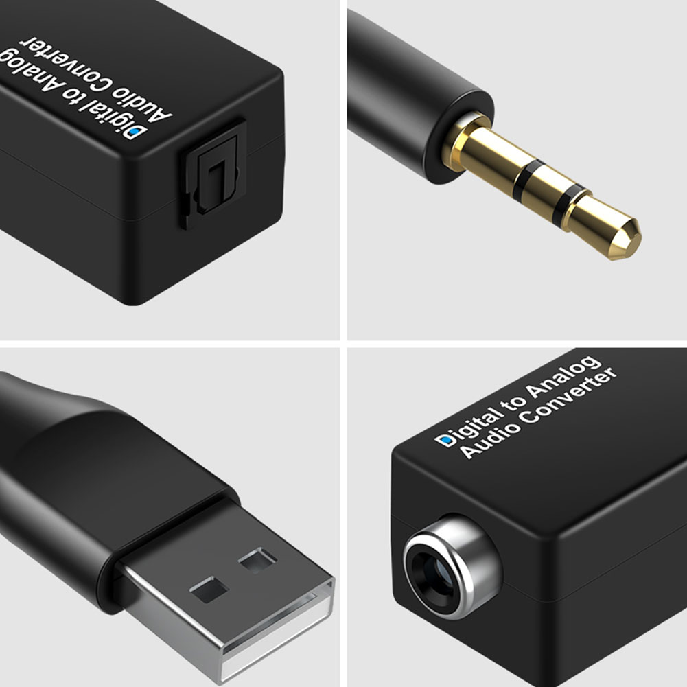 Digital to Analog Audio Converter with USB Power