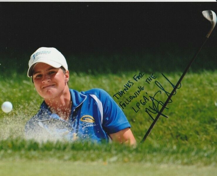 MEAGHAN FRANCELLA SIGNED LPGA GOLF 8x10 Photo Poster painting! Autograph