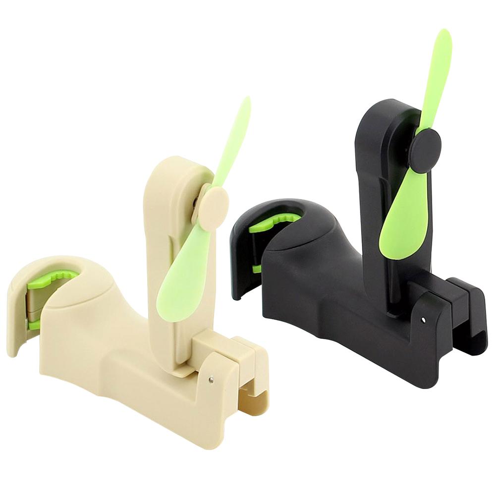 

Car Headrest Hanger with Fan Seat Back Storage Hook Clip for Bag Groceries, Black, 501 Original