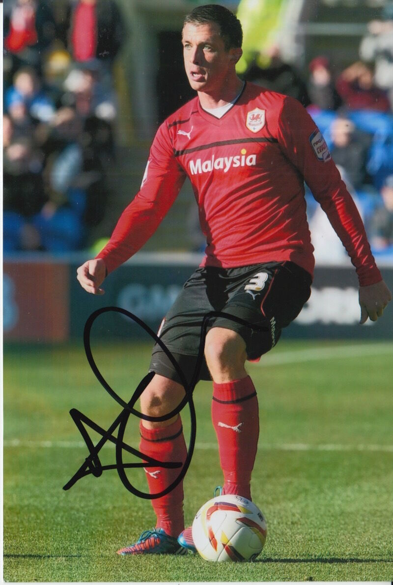 CARDIFF CITY HAND SIGNED ANDREW TAYLOR 6X4 Photo Poster painting 5.