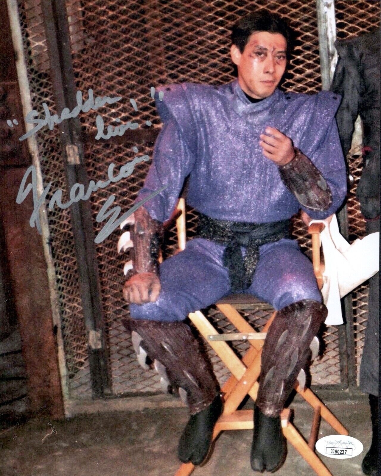 FRANCOIS CHAU Signed SHREDDER TEENAGE MUTANT NINJA TURTLES 8x10 Photo Poster painting JSA COA