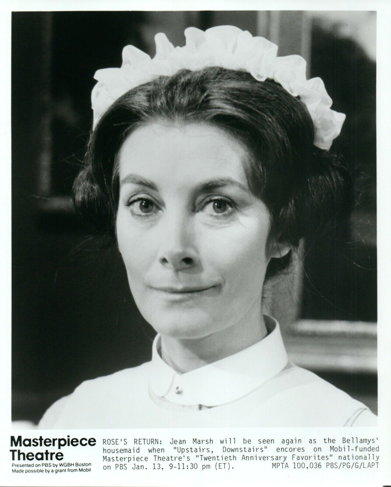 JEAN MARSH Actress 8x10 Promo Press News Photo Poster painting UPSTAIRS DOWNSTAIRS