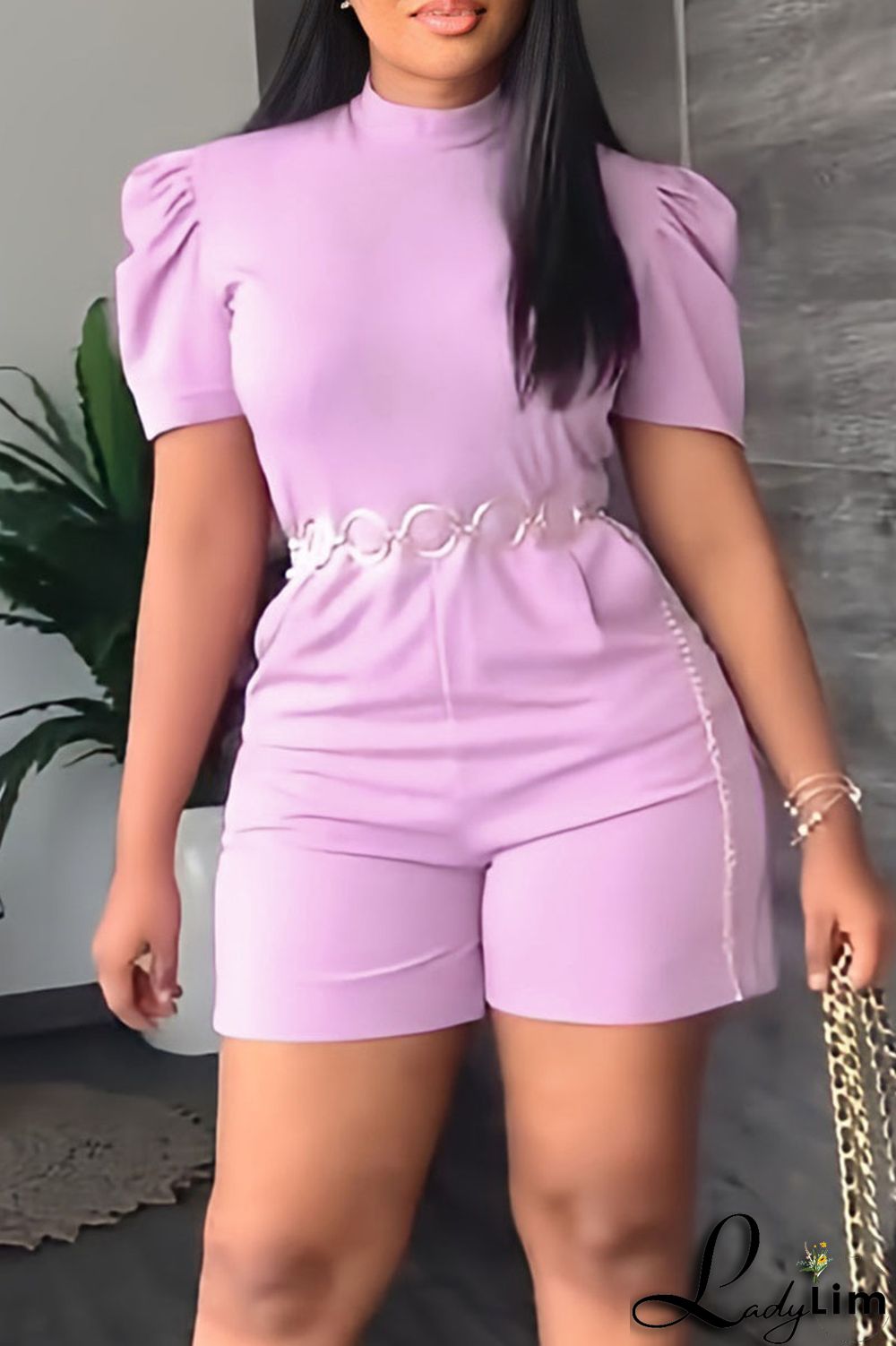 Black Casual Solid Patchwork With Belt O Neck Straight Jumpsuits