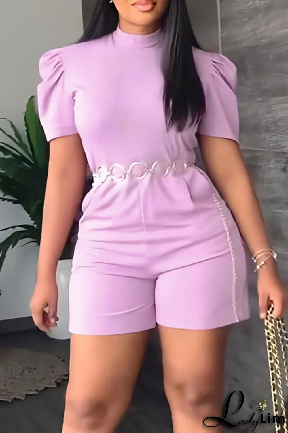 Black Casual Solid Patchwork With Belt O Neck Straight Jumpsuits